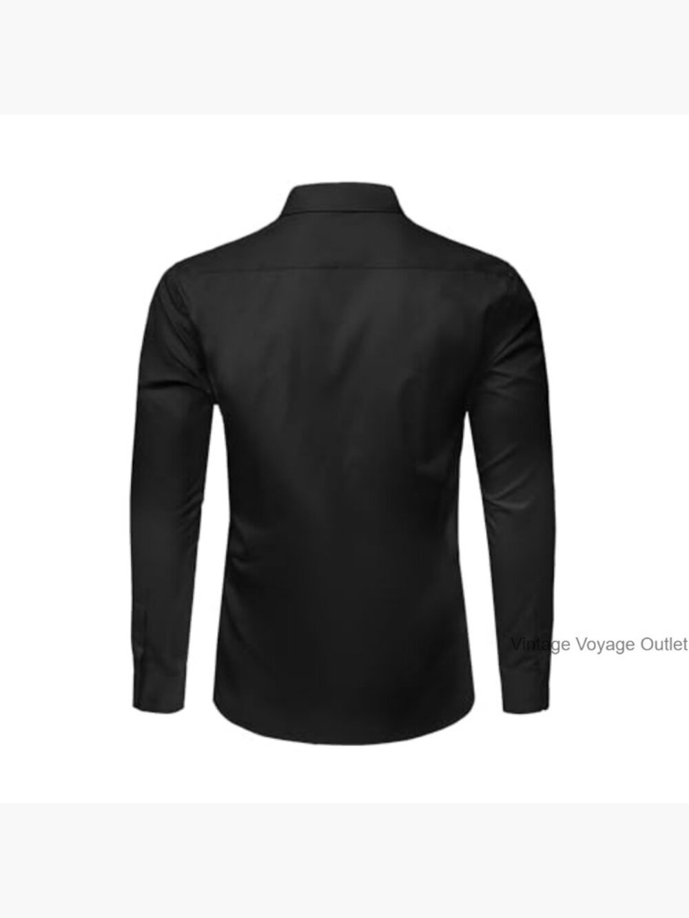 Men's Long Sleeve Button Down Dress Shirt Regular Fit Wedding Business Casual - Picture 2 of 5